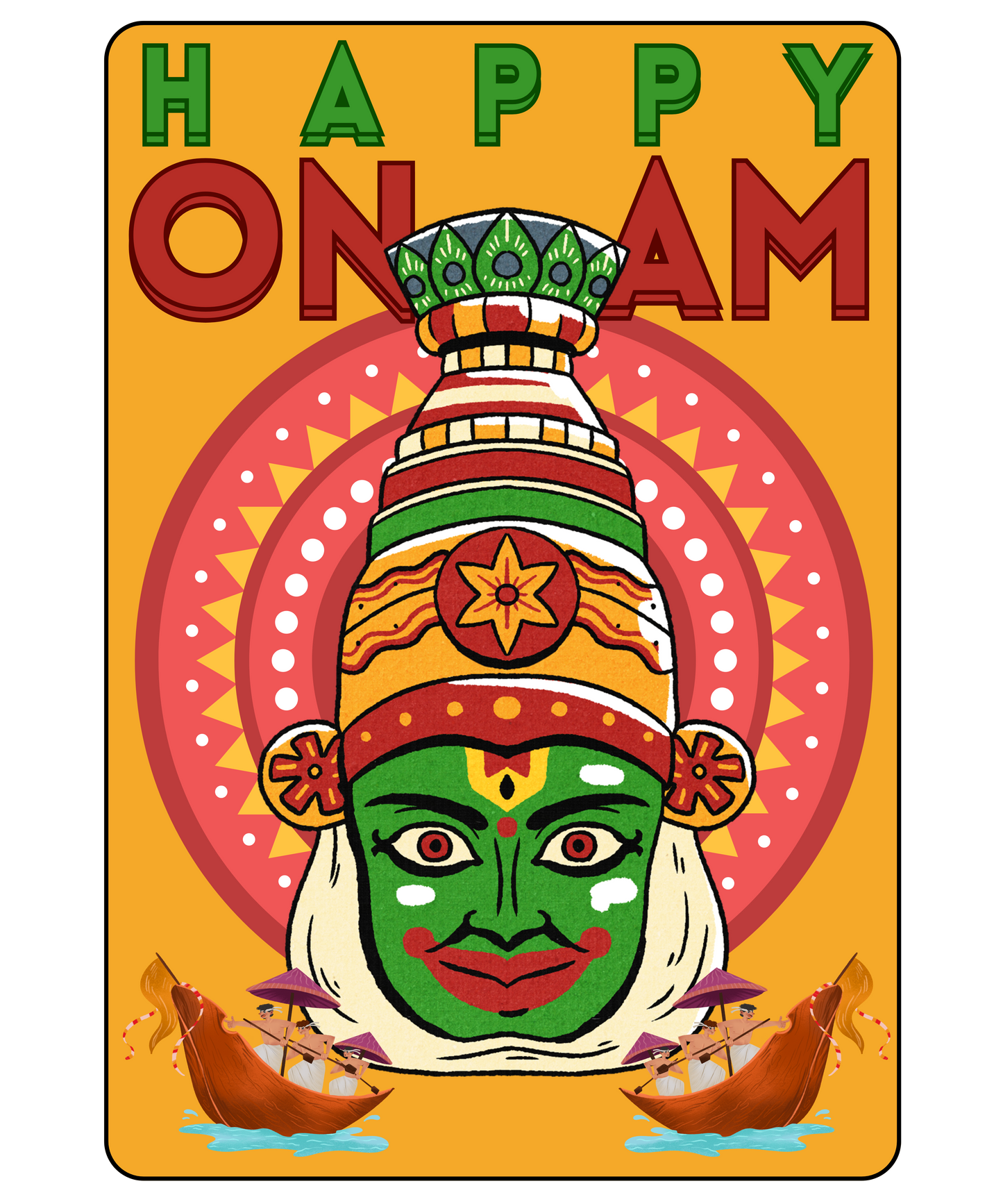HAPPY ONAM - Girl's T-Shirt