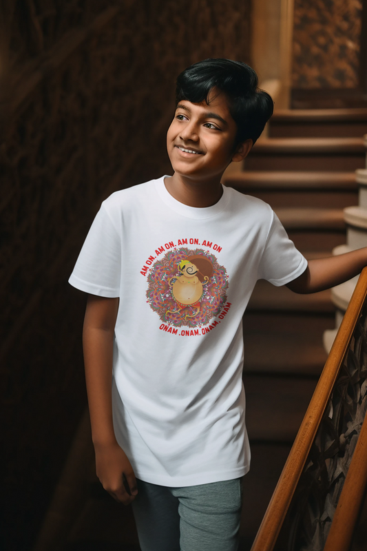 AM ON for ONAM Boy's T-Shirt